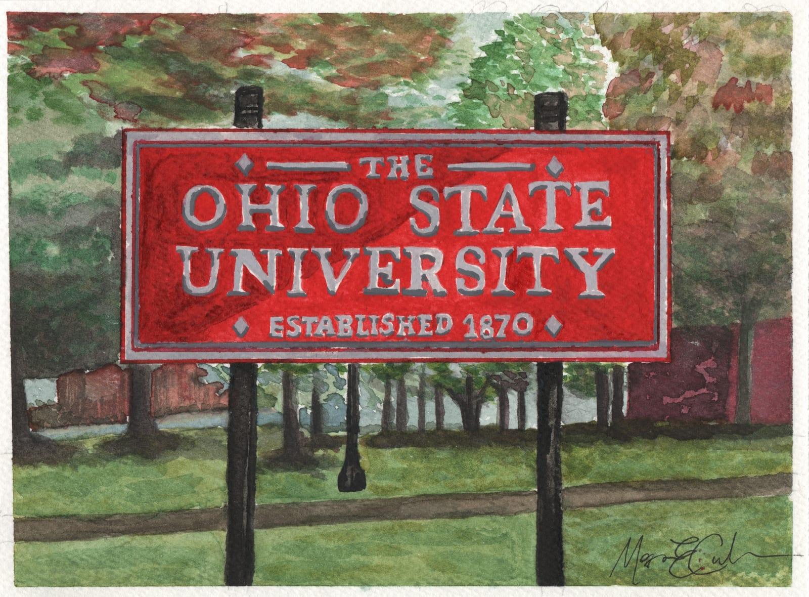 OSU Placard